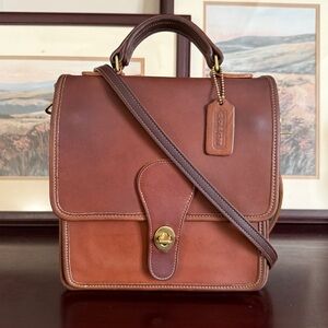 Vintage Coach Station Bag #5130